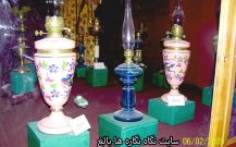 چراغ های فتیله ای نفت سوز ، در موزه مردم شناسی  بناب  :  Sahand Ethnological Museum of Bonab